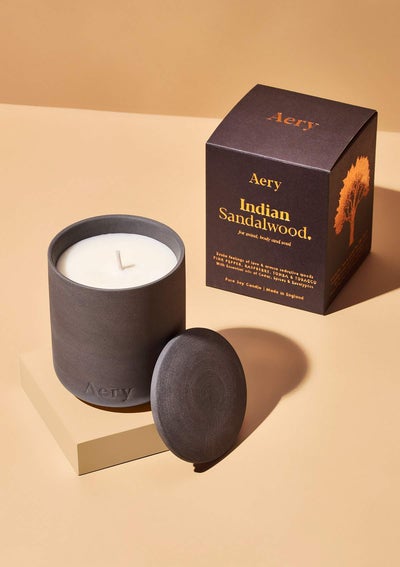 Aery -Indian Sandlewood Scented Candle