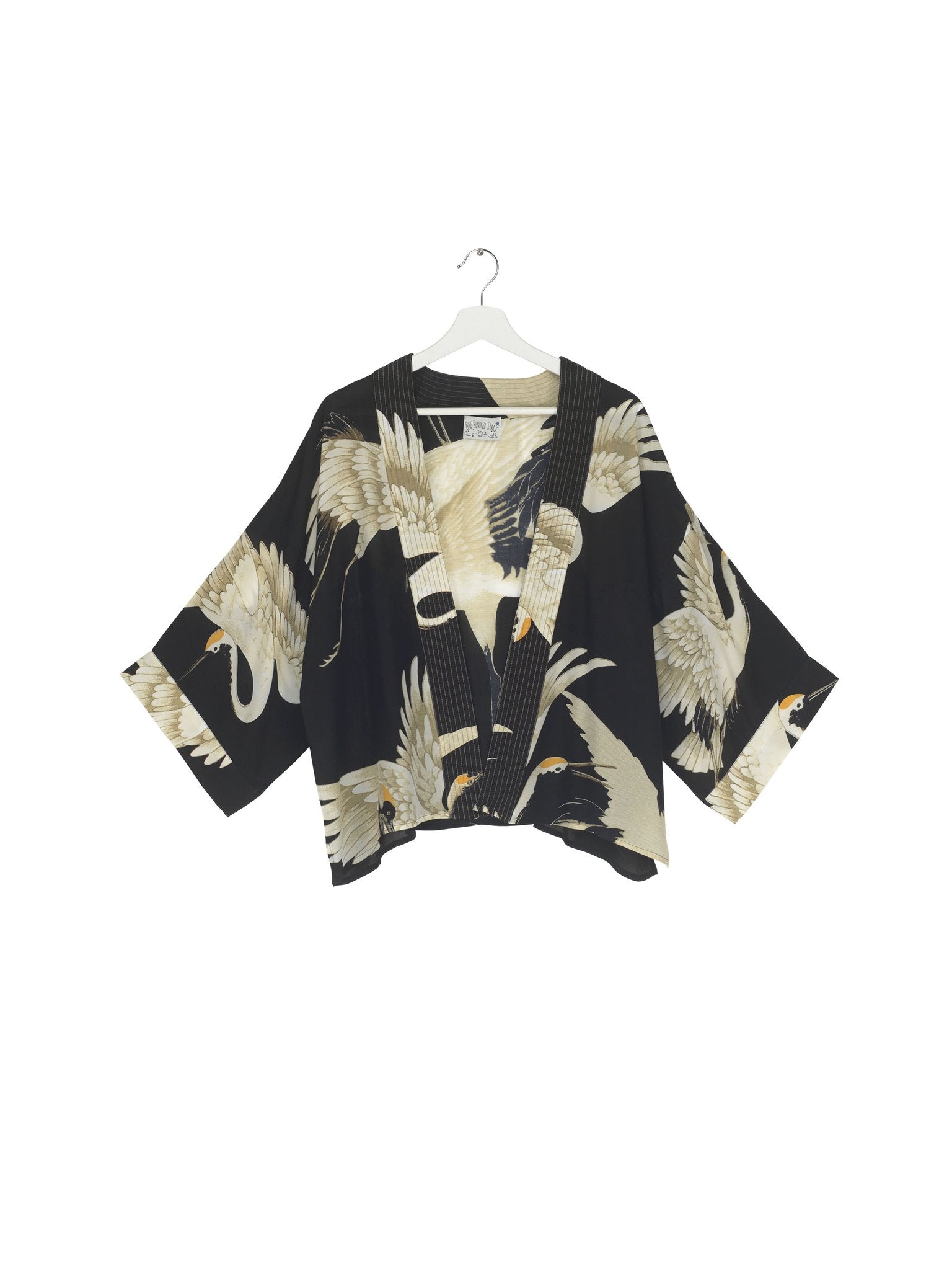 Kimono - Luxe Crepe Stork Black
