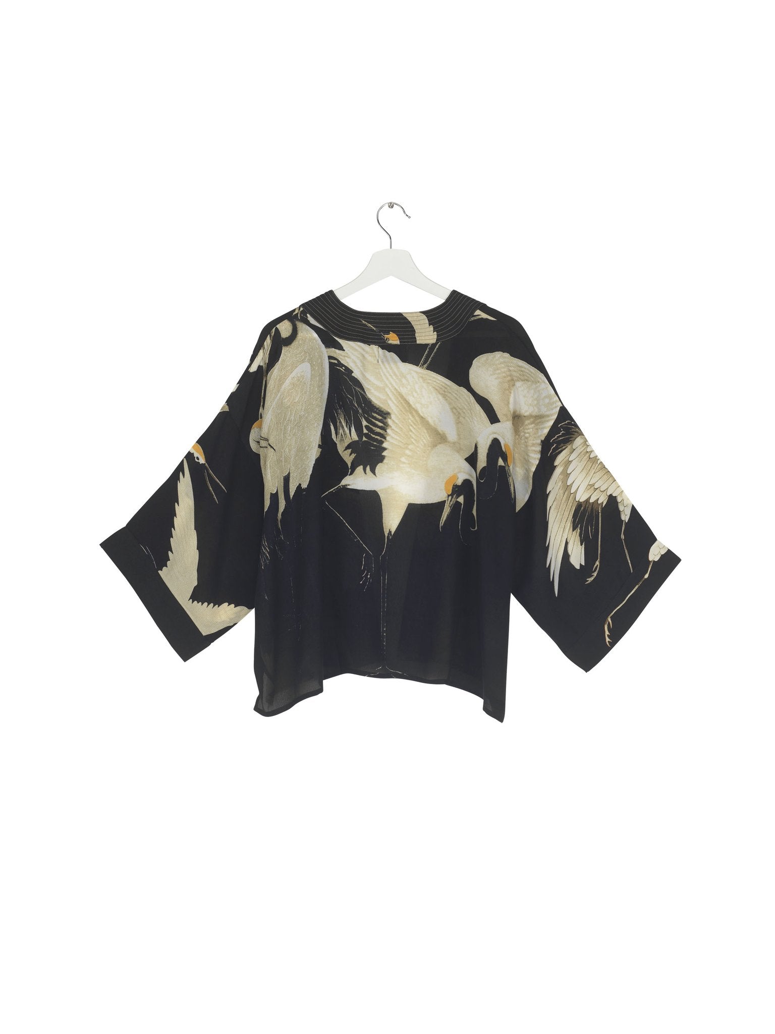 Kimono - Luxe Crepe Stork Black