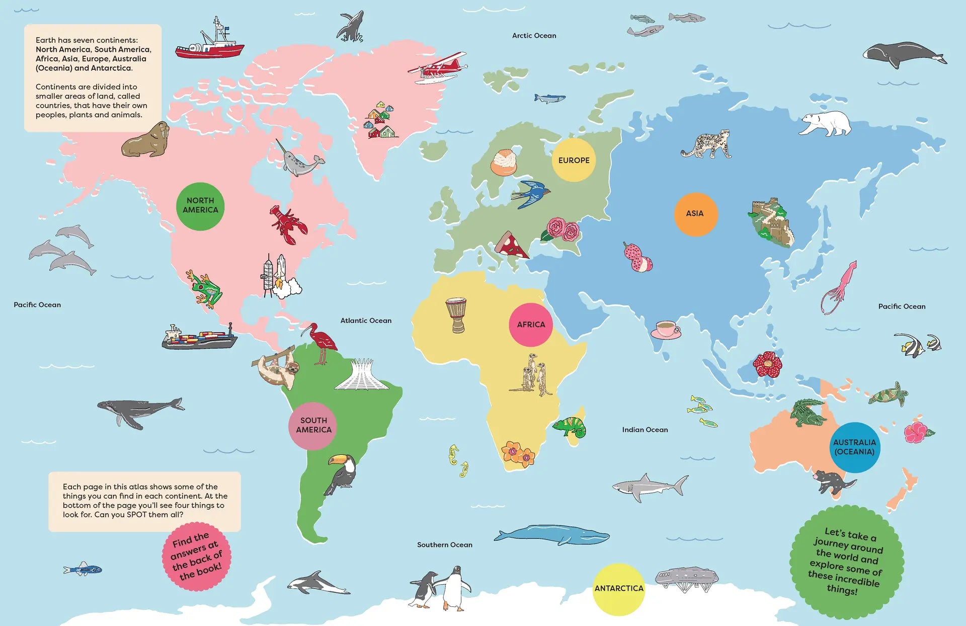Spot It! World Atlas: A Look and Find Book