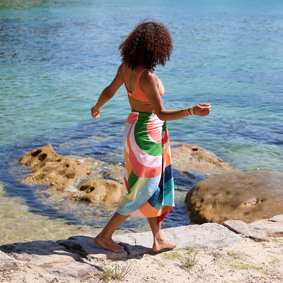 Dock & Bay - Beach Towel - Fruit Loops - XL