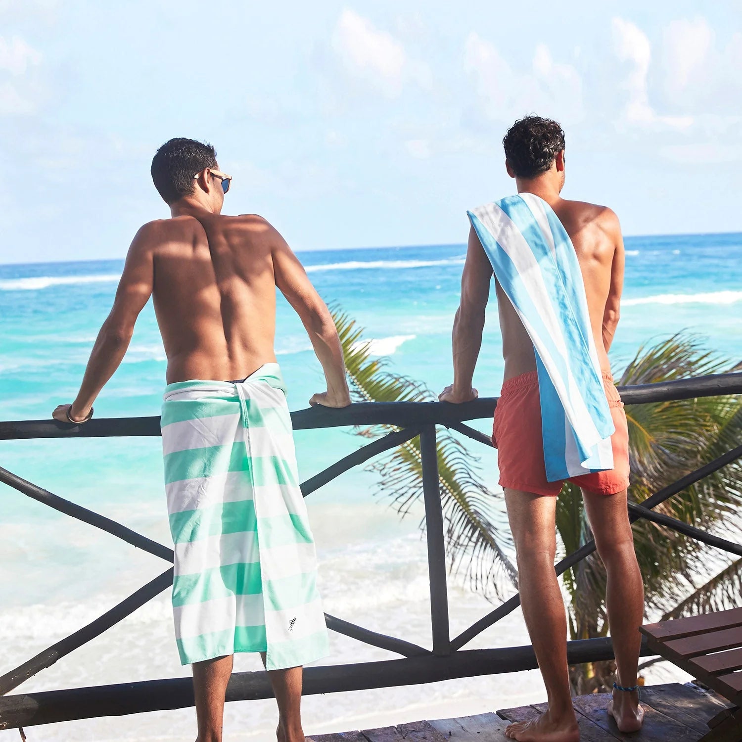 Dock & Bay Beach Towel - Cabana Tulum Blue XL