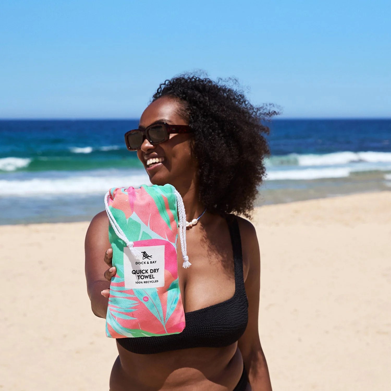 Dock & Bay Beach Towel - Hot Tropics XL