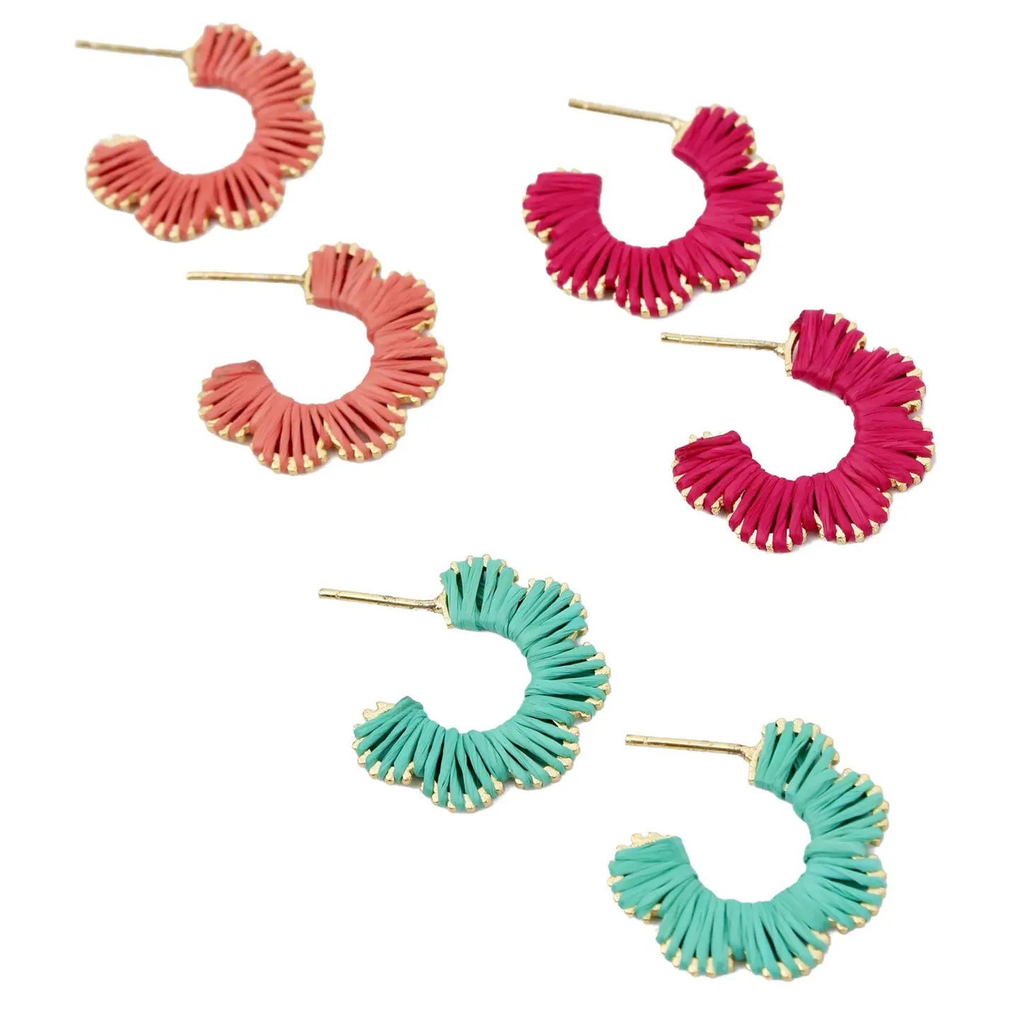 Colourful Flower Earrings