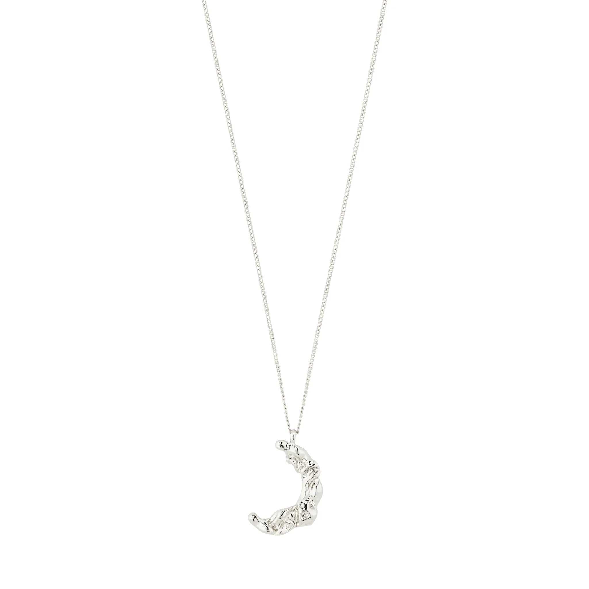 MOON necklace silver-plated