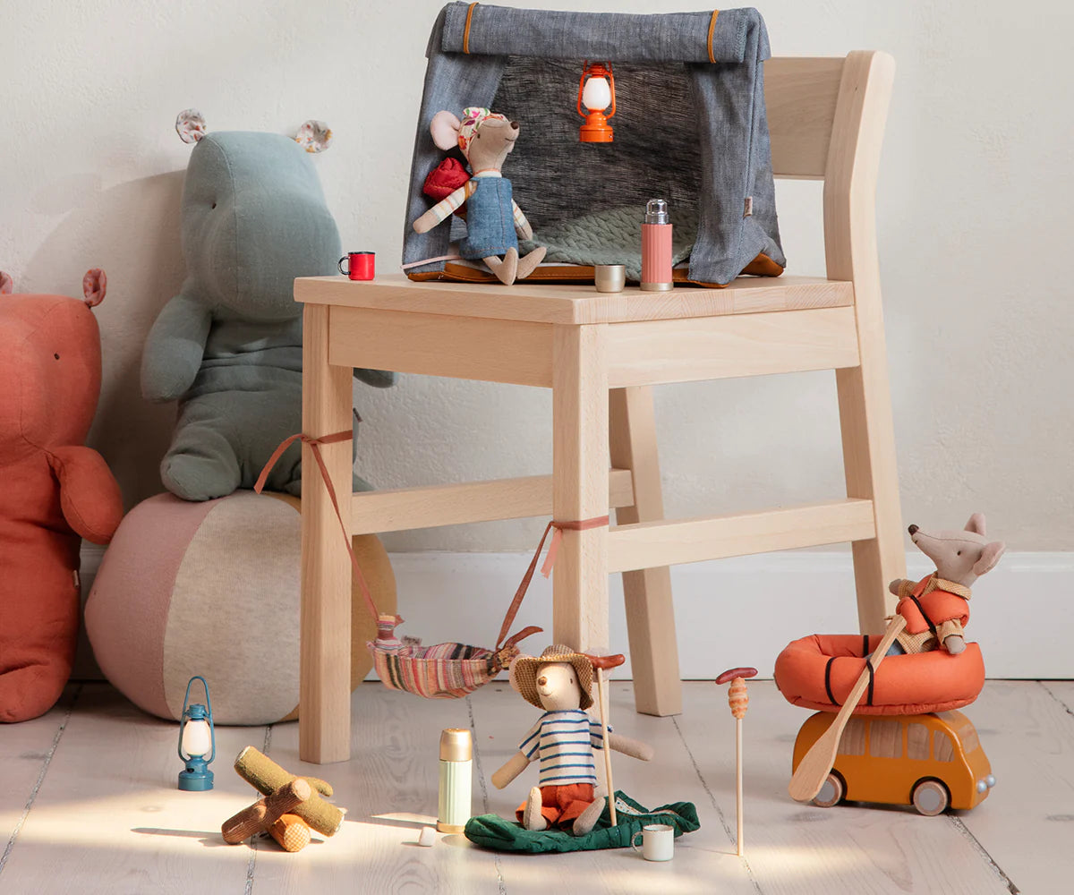 Maileg - Thermos and Cups - Coral