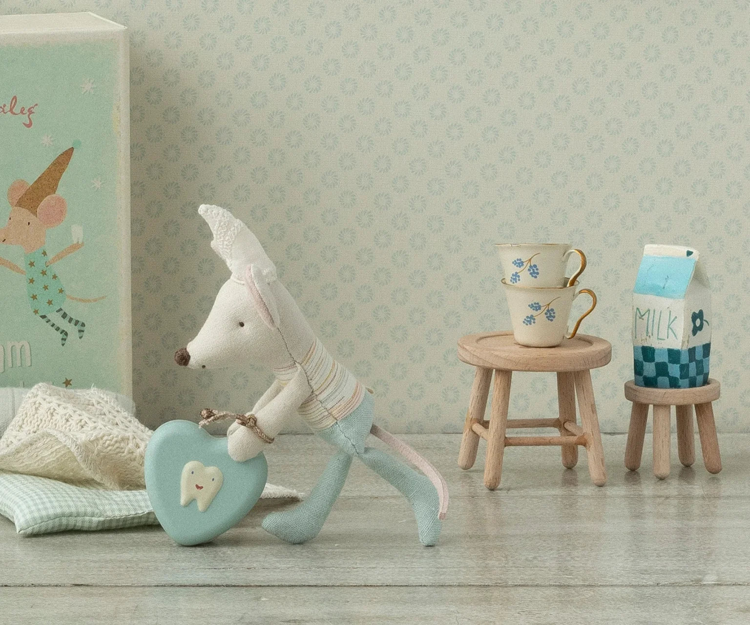 Maileg - Tooth Fairy Mouse in Matchbox - Little Brother