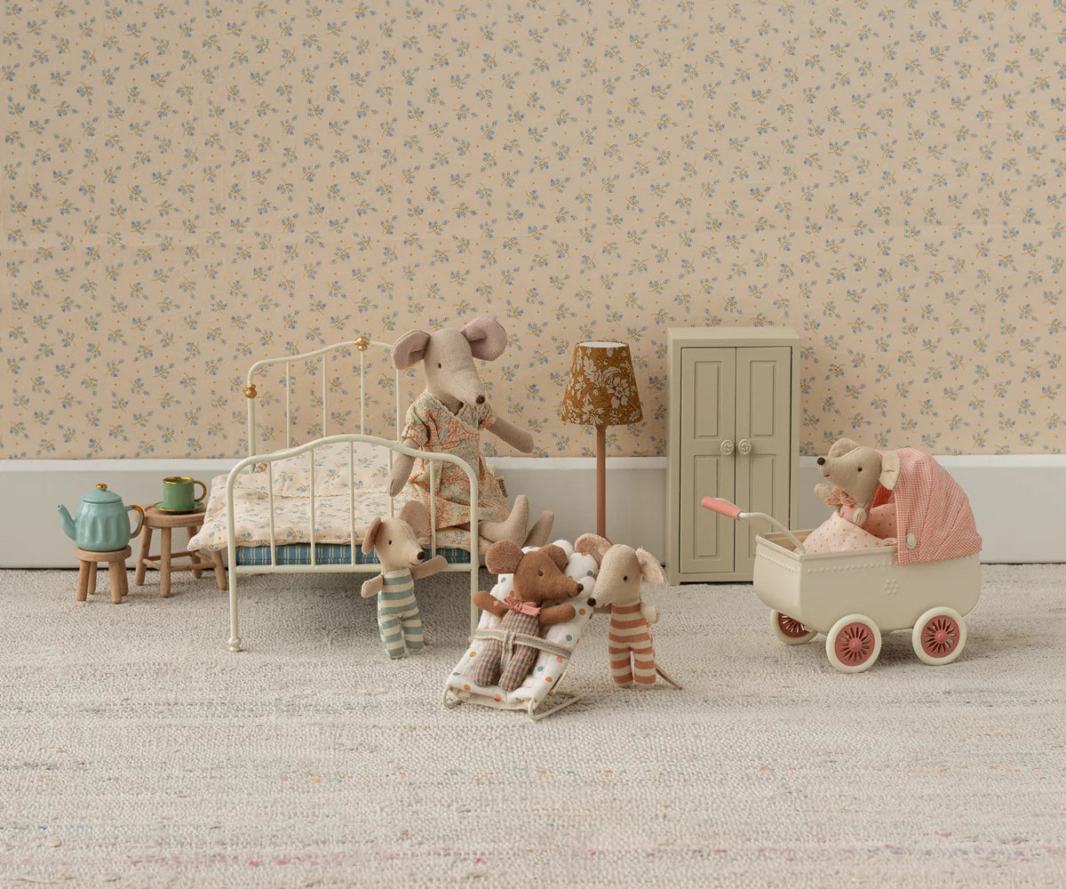 Maileg - Mouse Pram - Coral