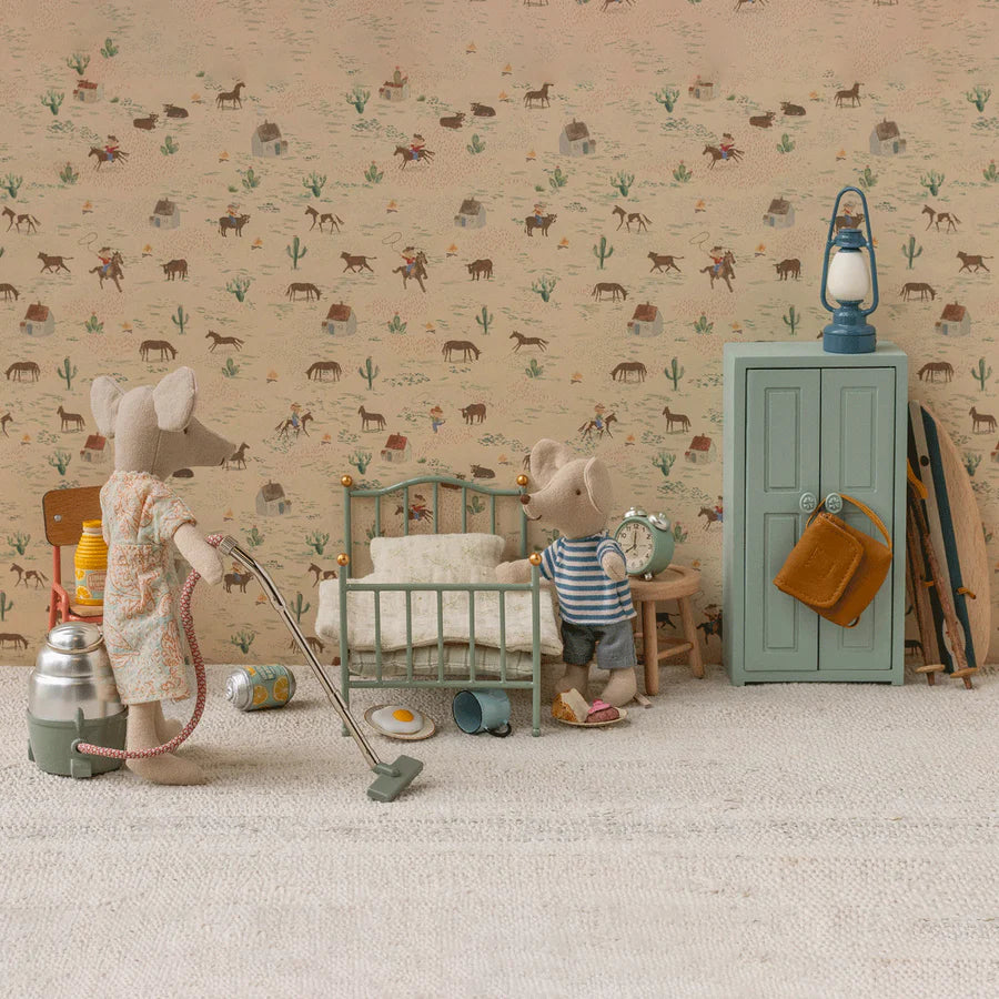 Maileg - Mouse Vintage Single Bed - Mint