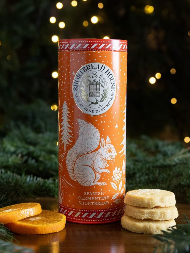 Handmade Shortbread Biscuits with Spanish Clementine