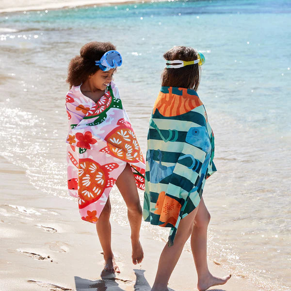 Beach Towel - Turtley Tropical - Kids