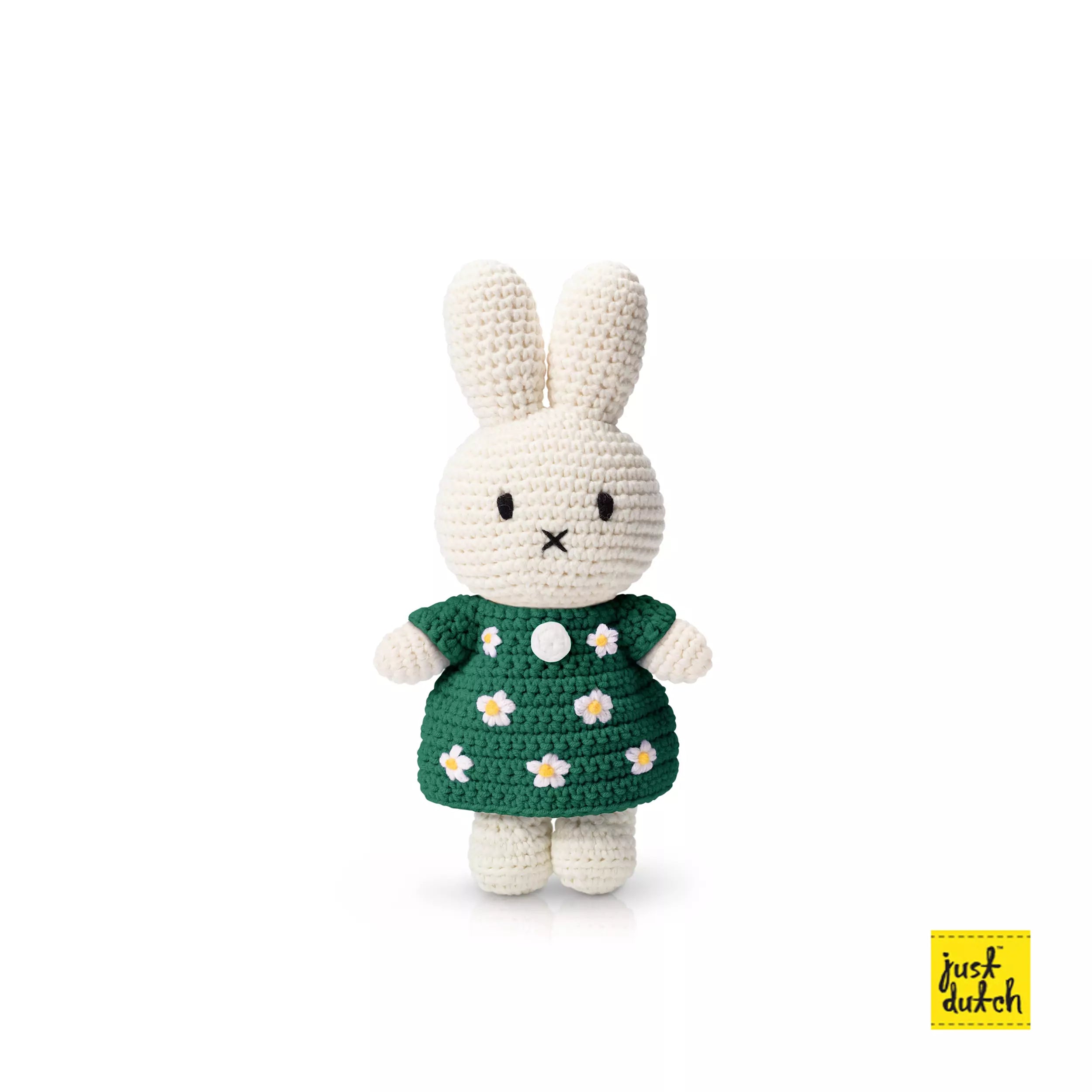 Just Dutch  -Miffy Handmade - Green Flower Dress