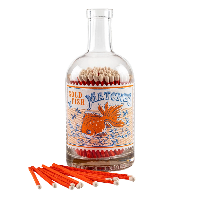 Archivist - Gold Fish - Match Bottle
