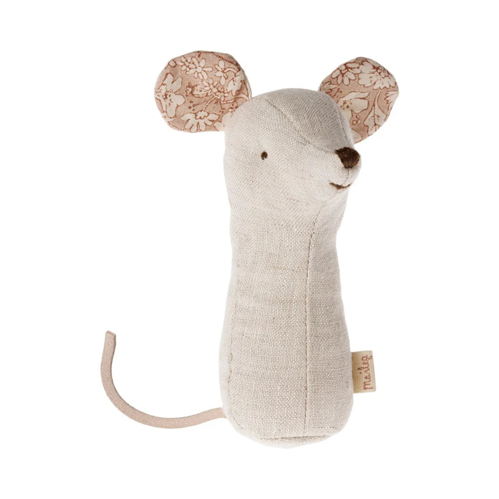 Maileg - Mouse Rattle - Nature