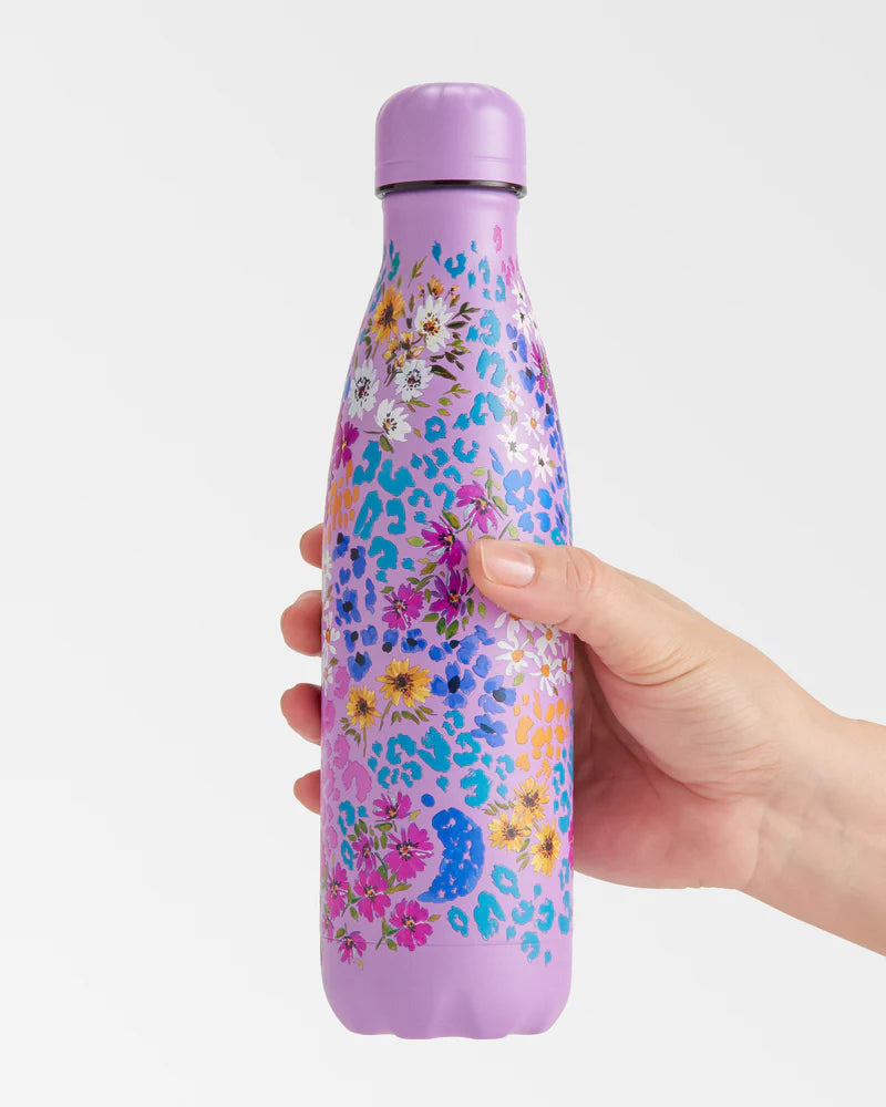 Chillys 500ml Bottle - Floral - Leopard Blossom
