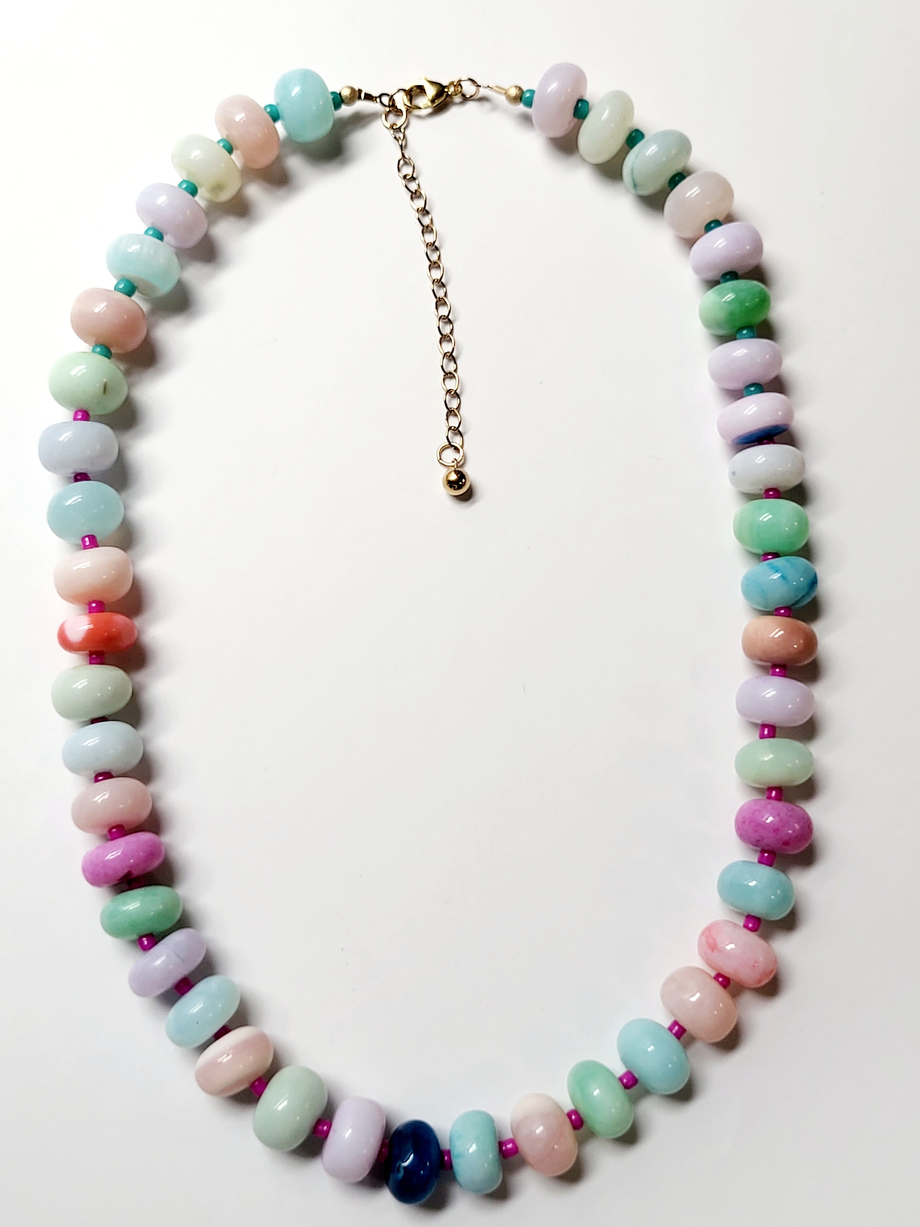 Chunky Candy Pastel Opal Necklace