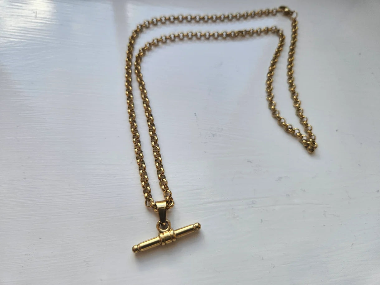 Vintage T-Bar Necklace