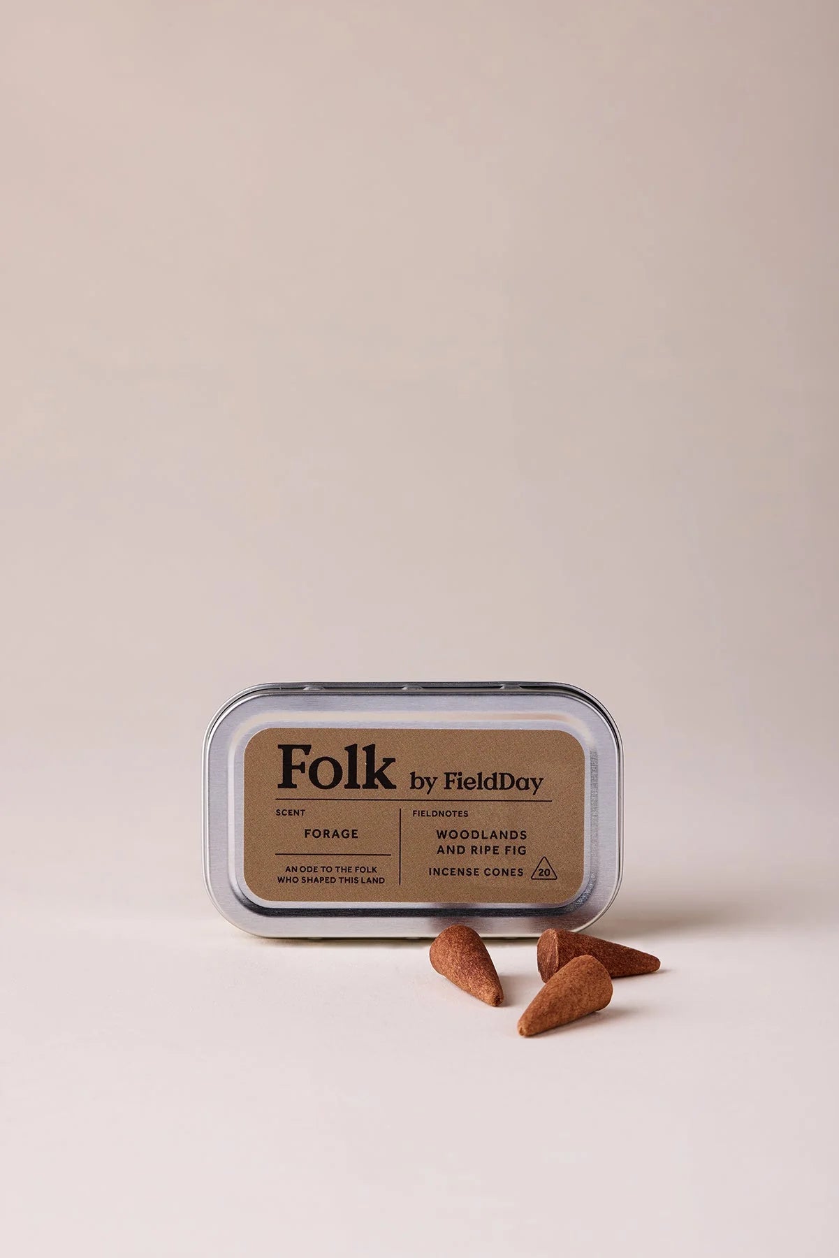 Forage - Folk - Tin of Incense Cones