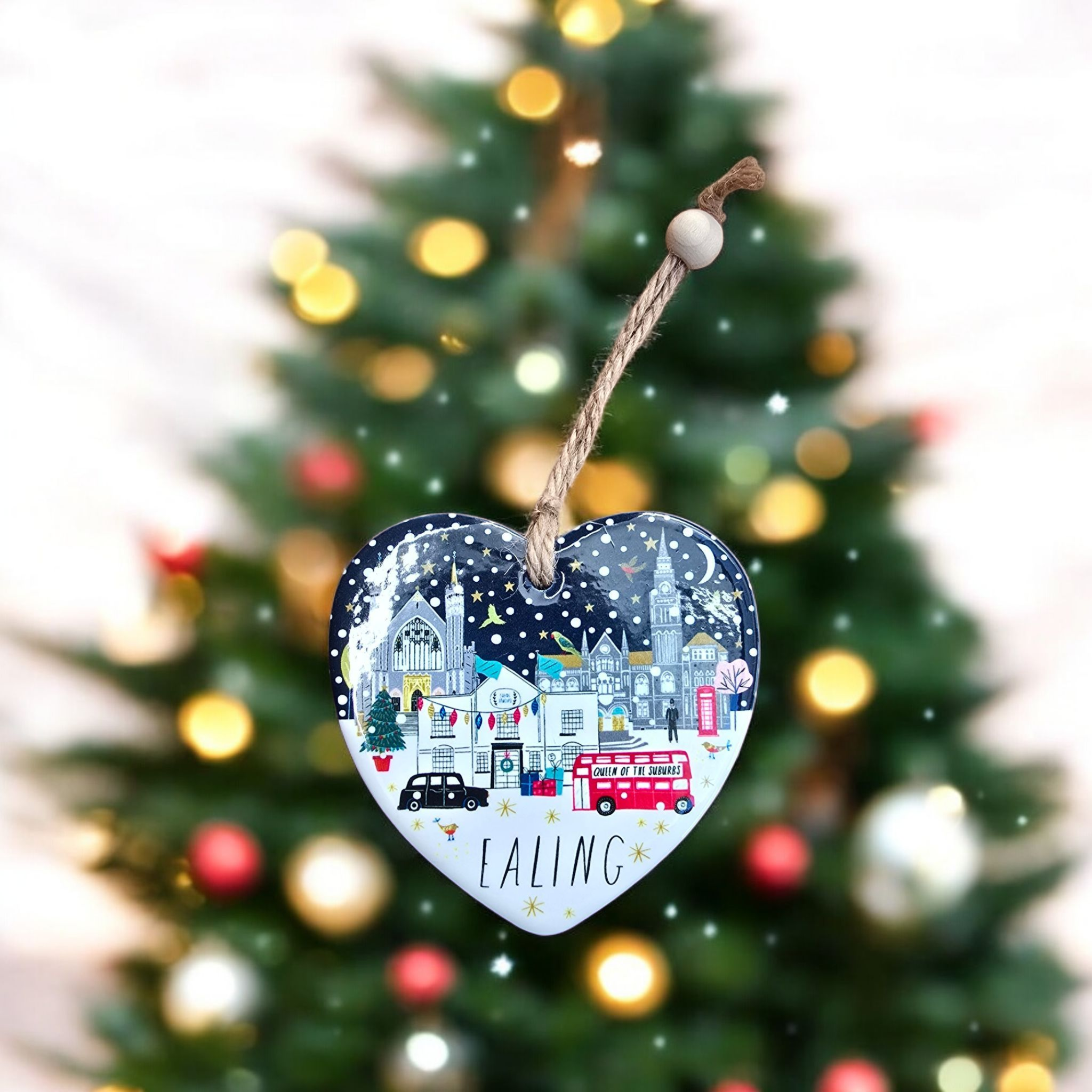 MOOCH London - Ealing Heart Decoration - Christmas