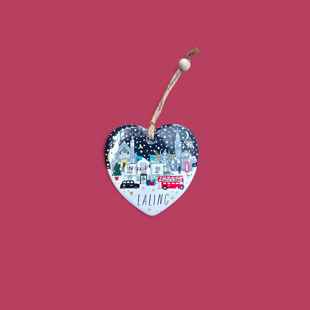 MOOCH London - Ealing Heart Decoration - Christmas