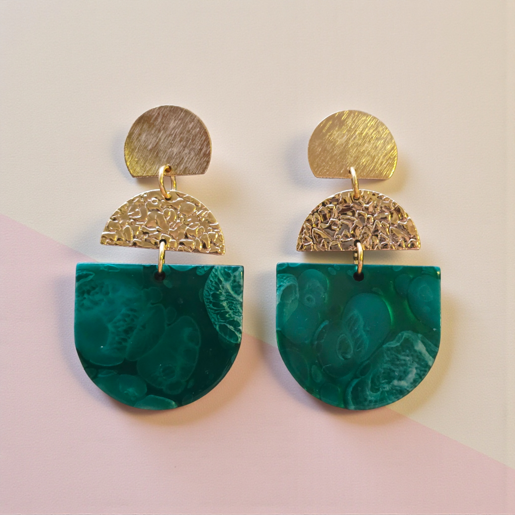 MOOCH London Acrylic Drop Earrings