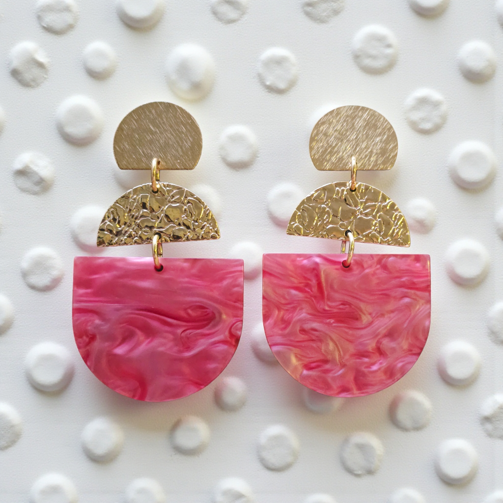 MOOCH London Acrylic Drop Earrings