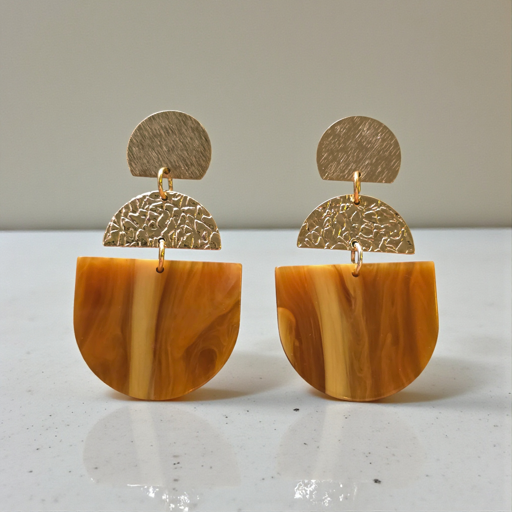 MOOCH London Acrylic Drop Earrings