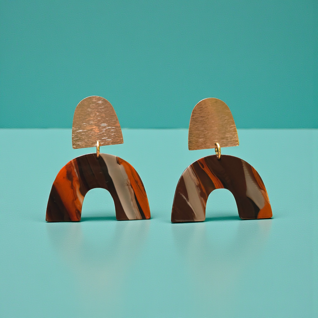 MOOCH London Arch Acrylic Earrings