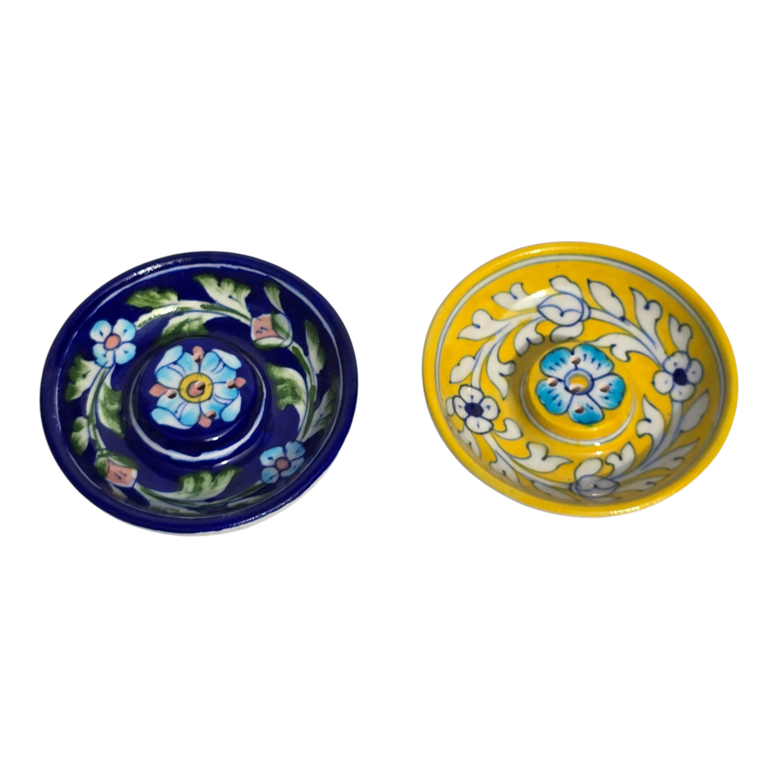 Jaipur Blue Pottery - Hand Painted - Incense Stick Holder