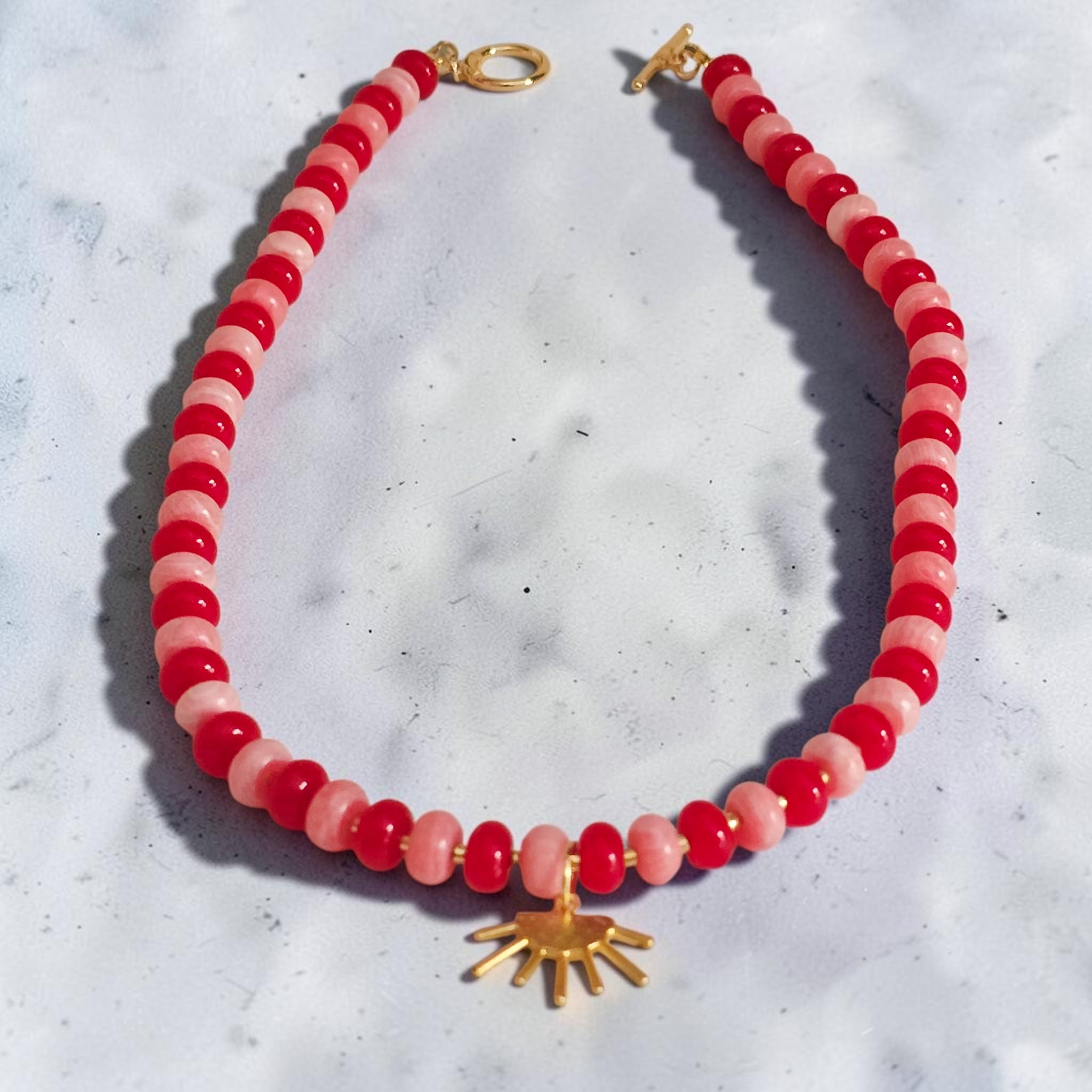 MOOCH London - Zesty Bright Necklace - Red