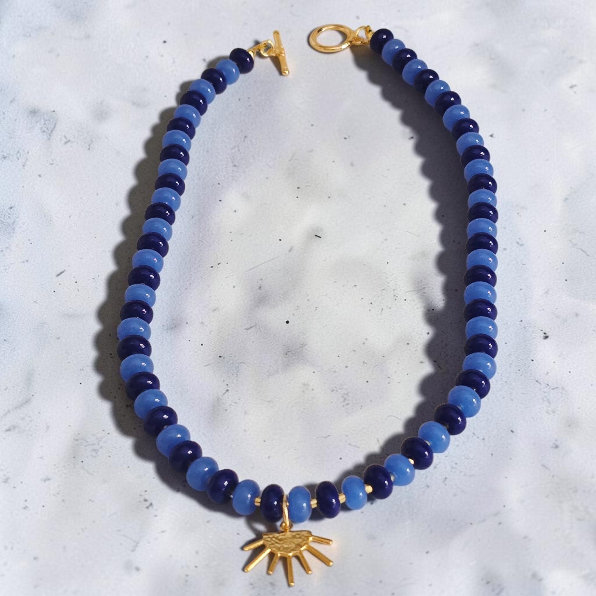 MOOCH London - Zesty Bright Necklace - Blue