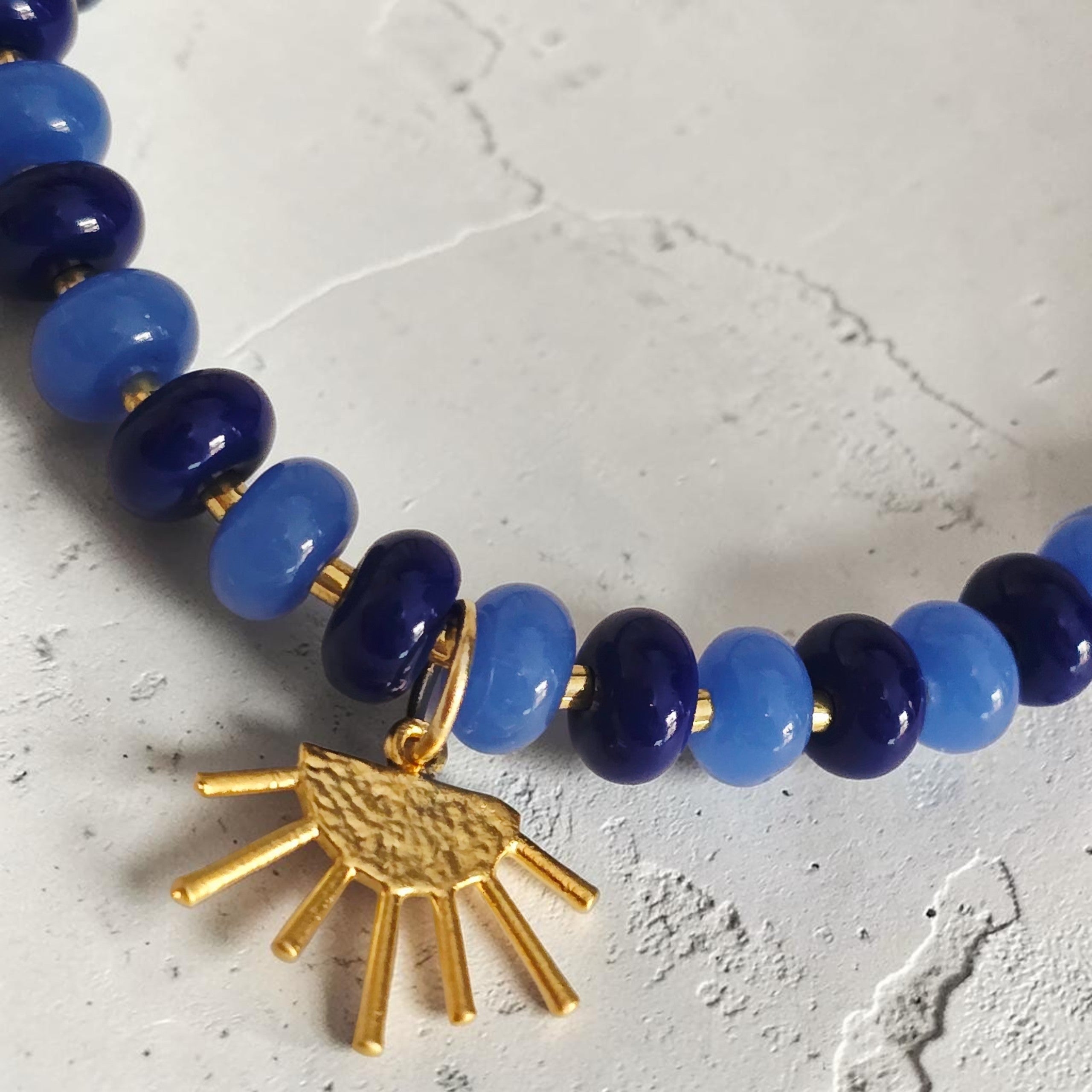 MOOCH London - Zesty Bright Necklace - Blue