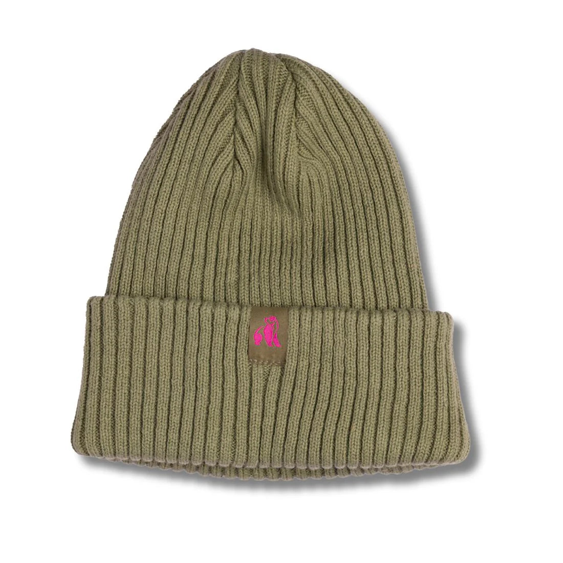 Swole Panda - Organic Cotton Beanie - Olive