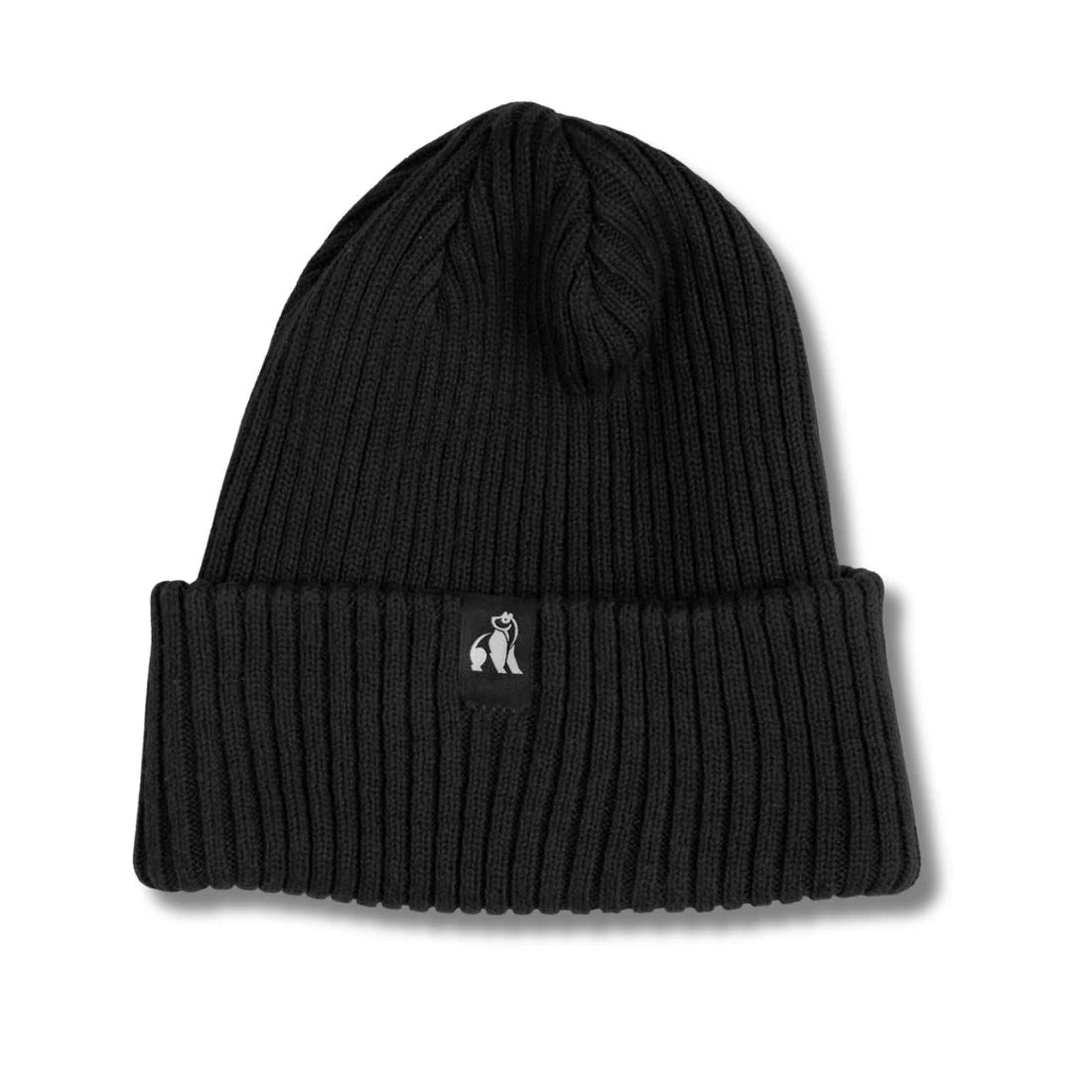 Swole Panda - Organic Cotton Beanie - Black