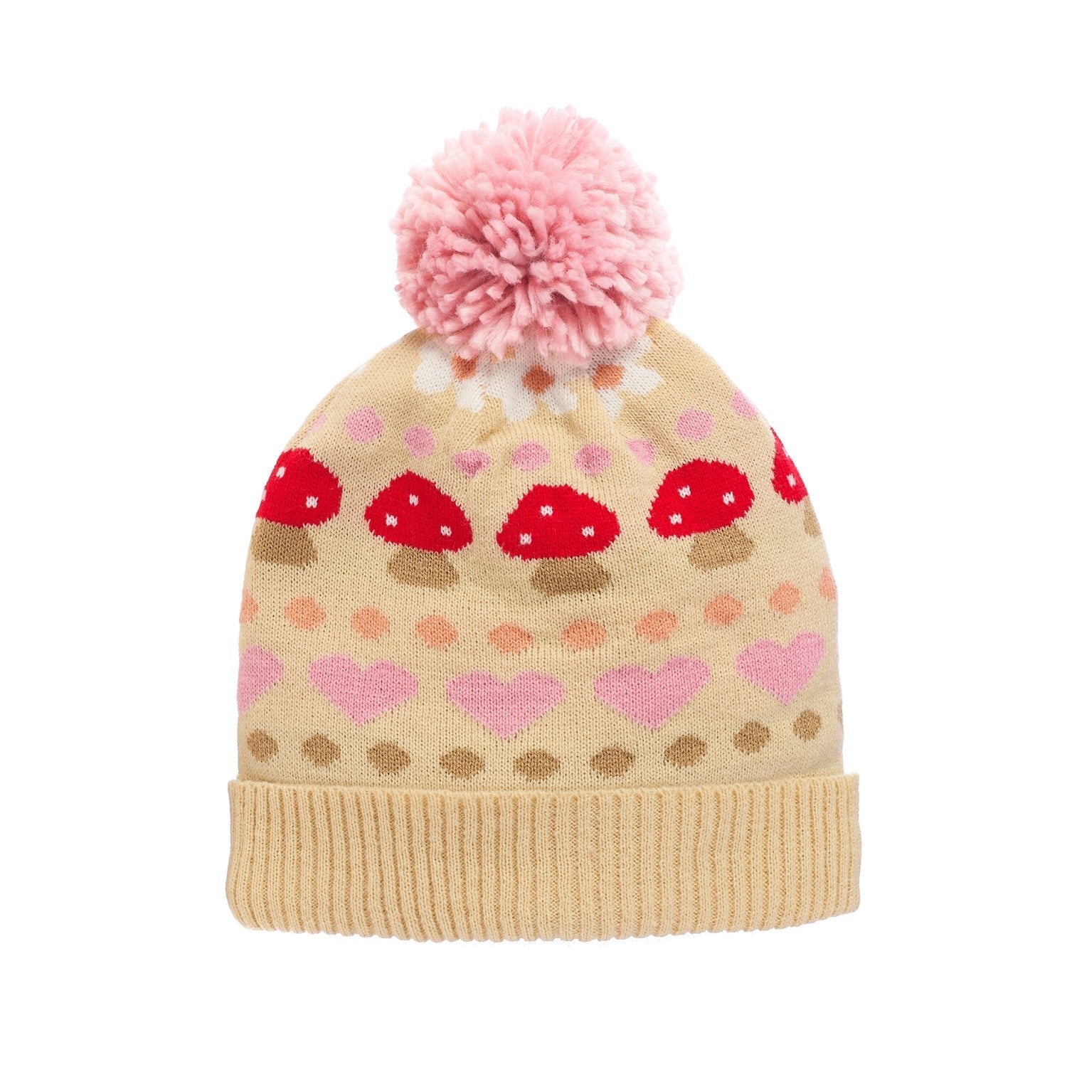 Alpine Fairisle Knitted Hat - 7-10 Years