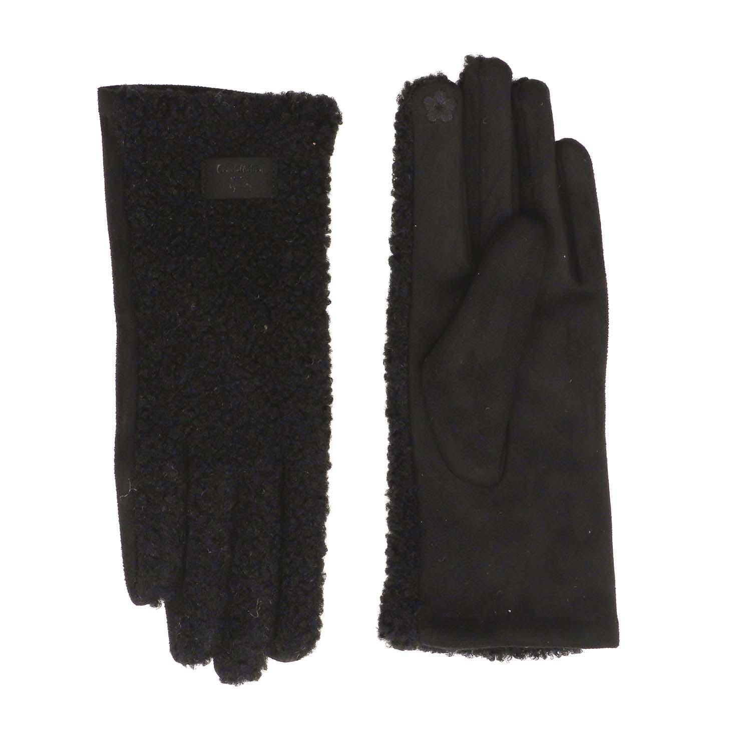 Gloves - Teddy - Black