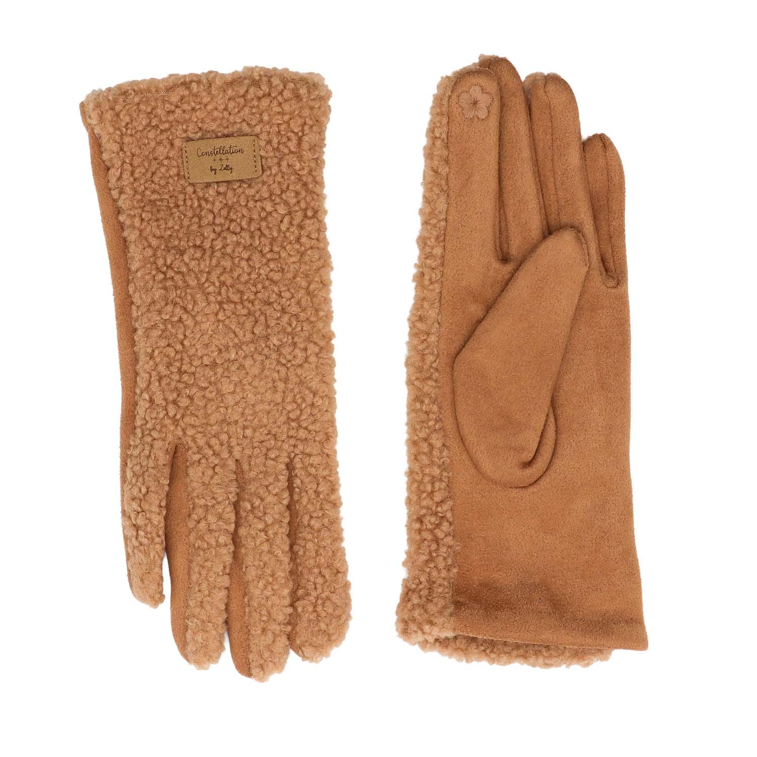 Gloves - Teddy - Taupe