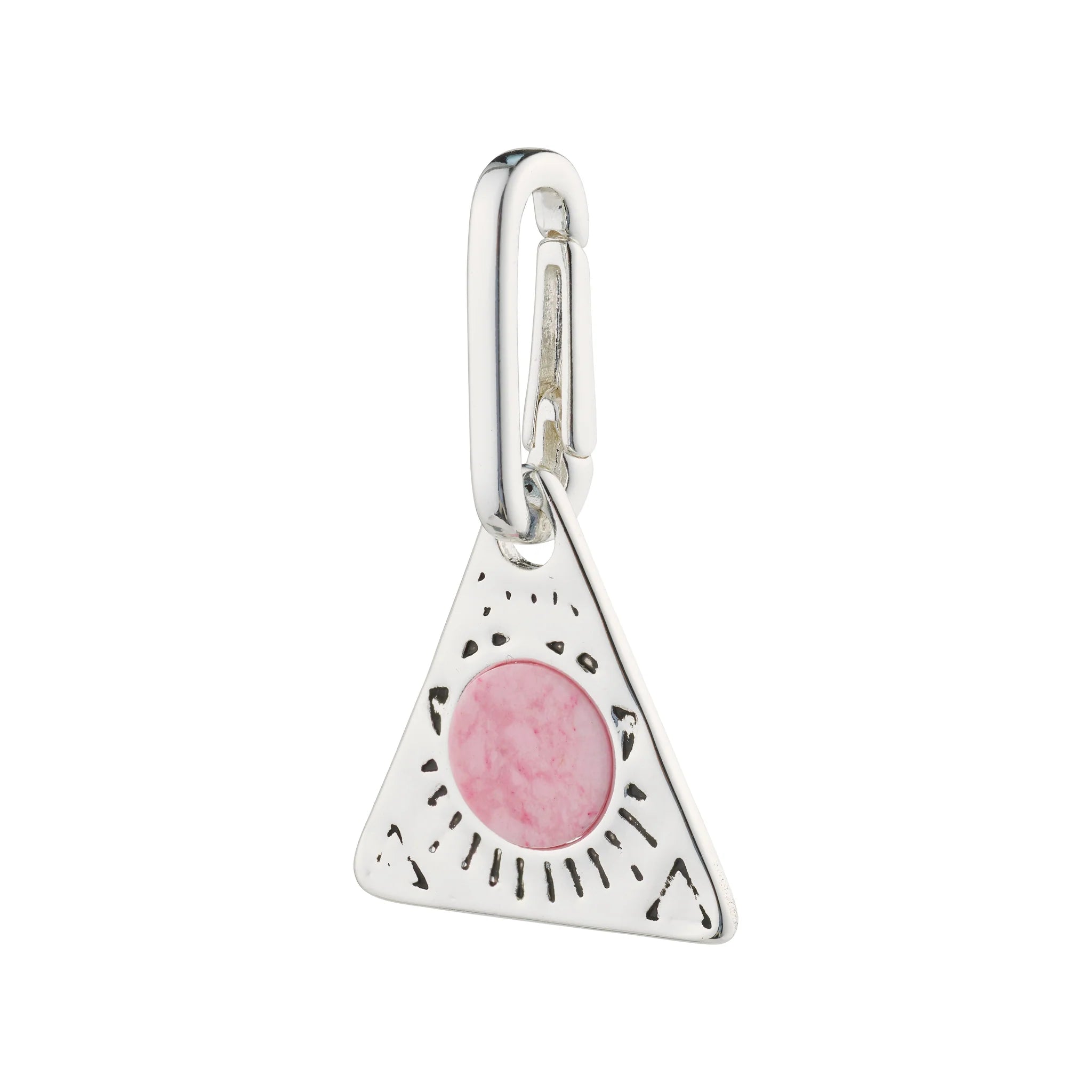 CHARM Triangle pendant silver-plated