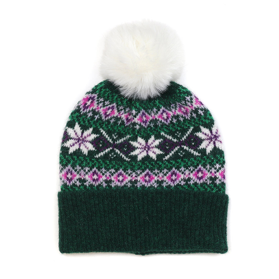 POM - Green Mix Scandi Starflower Hat