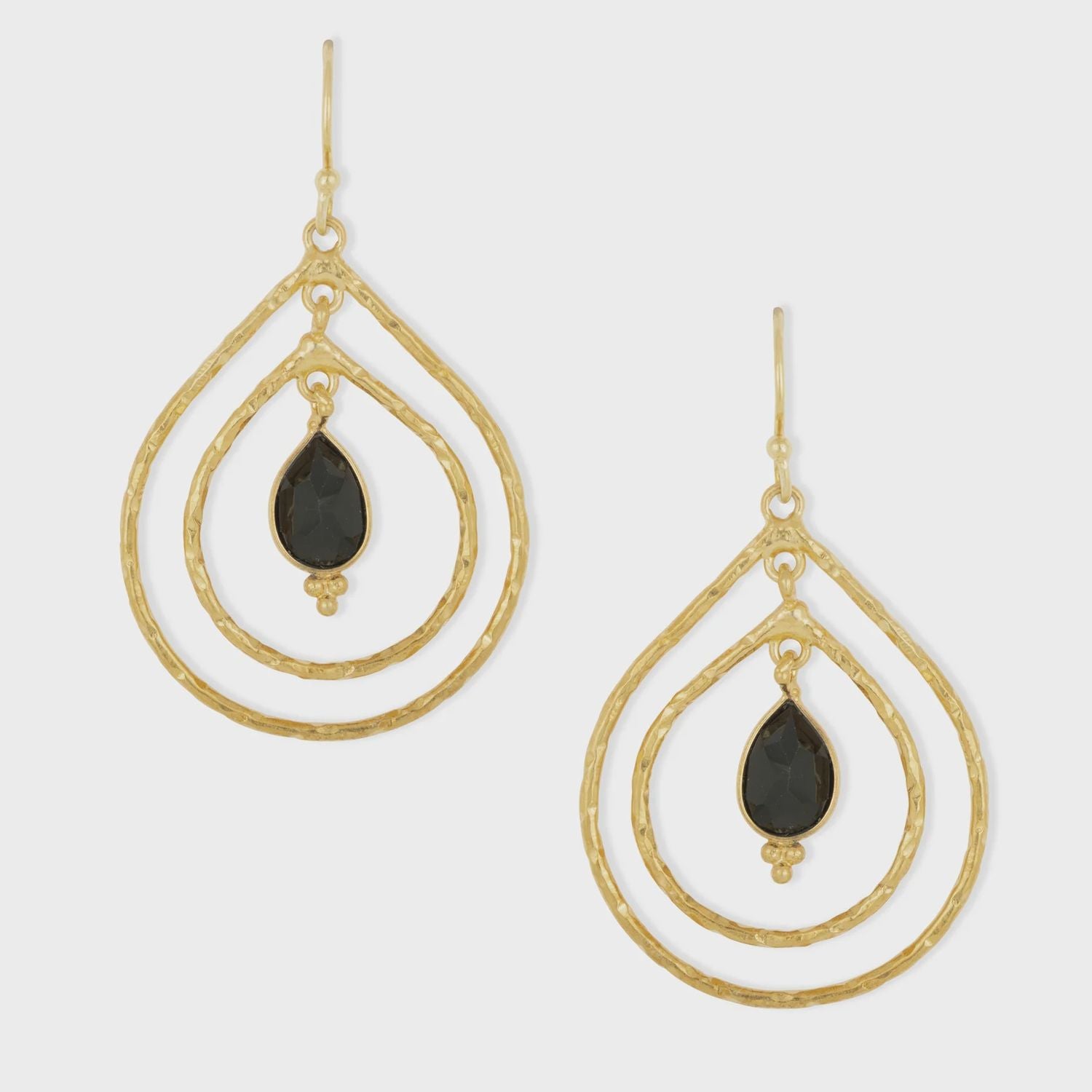 Ashiana London - Saskia Black Onyx Earrings