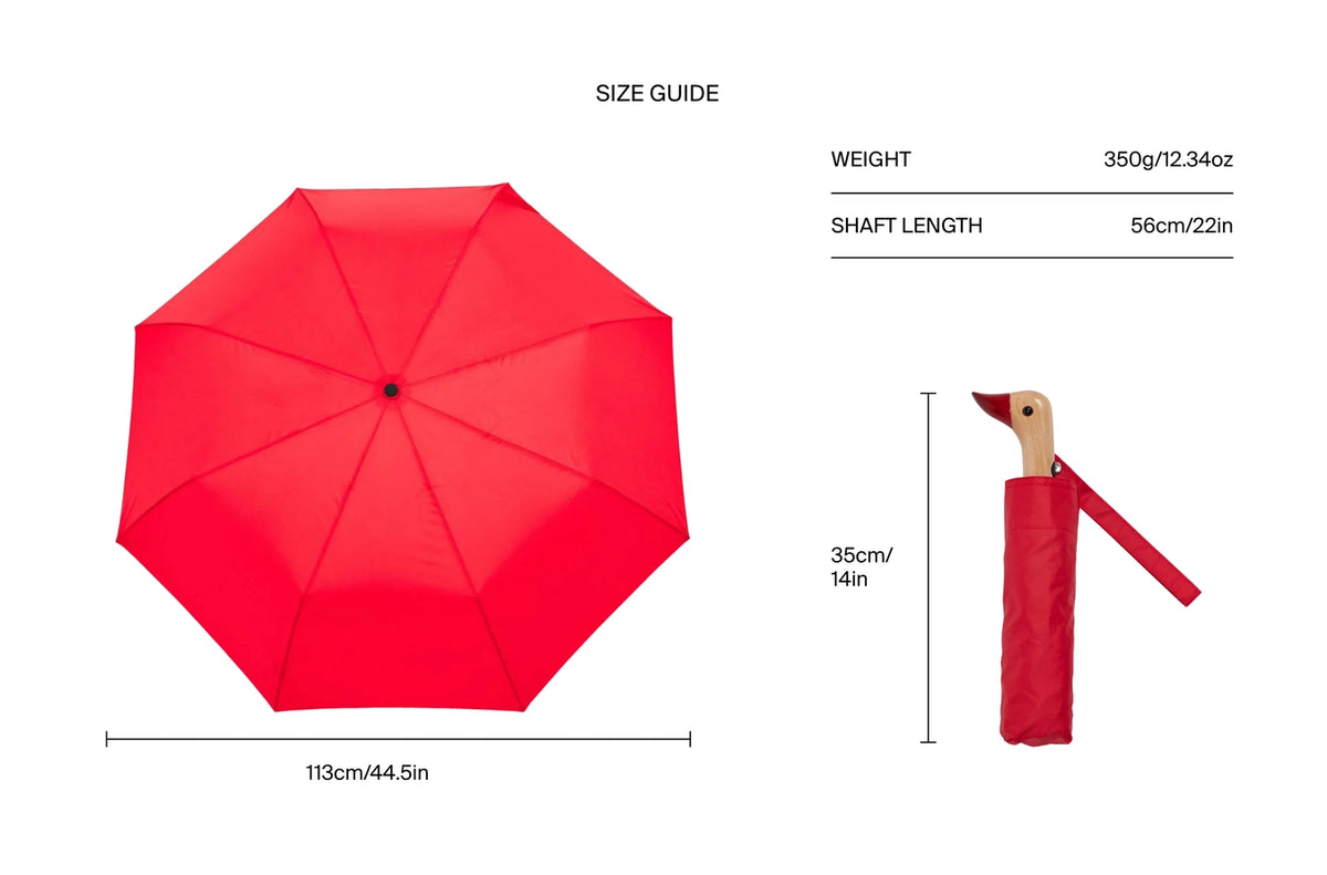 Original Duckhead Umbrella - Christmas Red