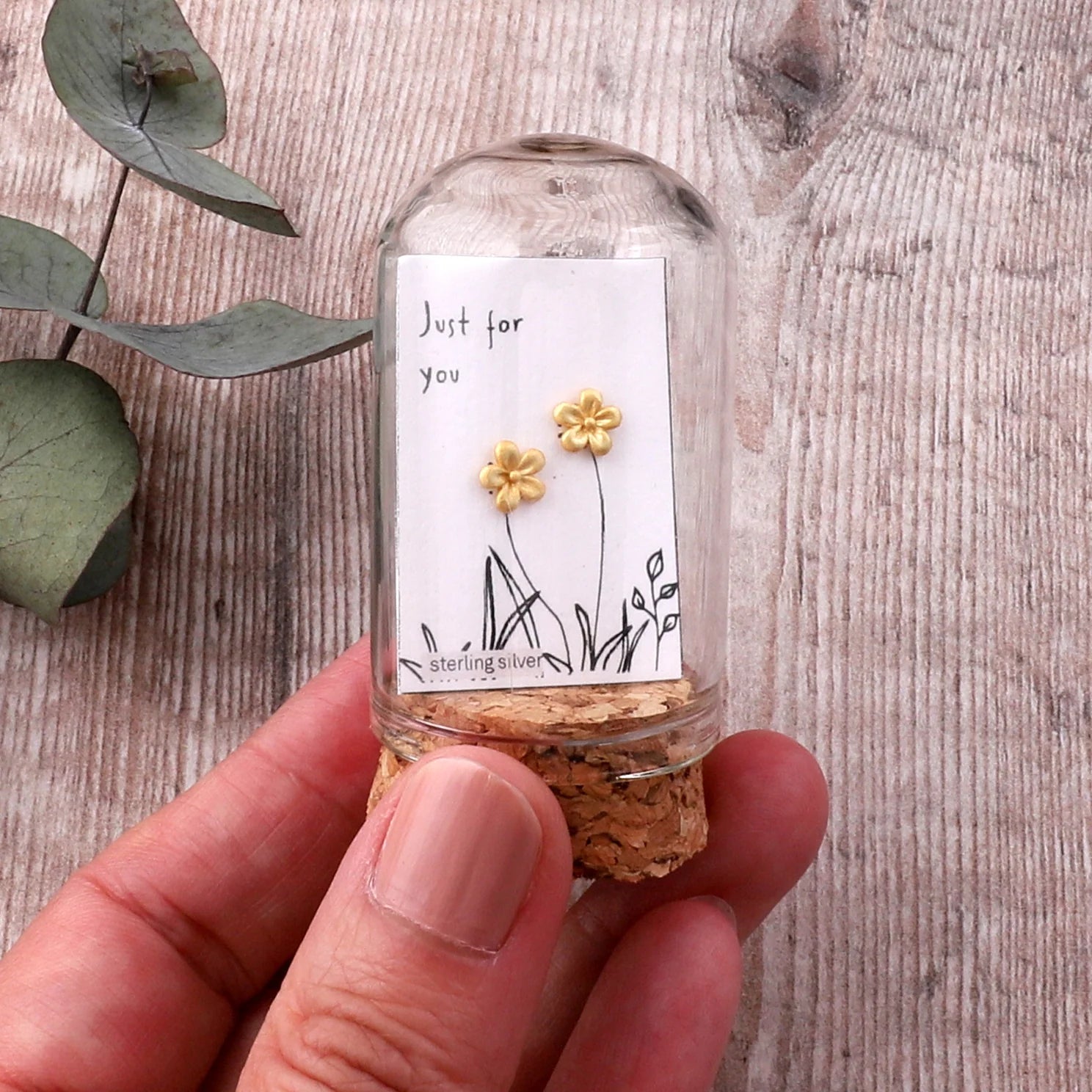 Attic - Cutie Flower Earrings - Gold