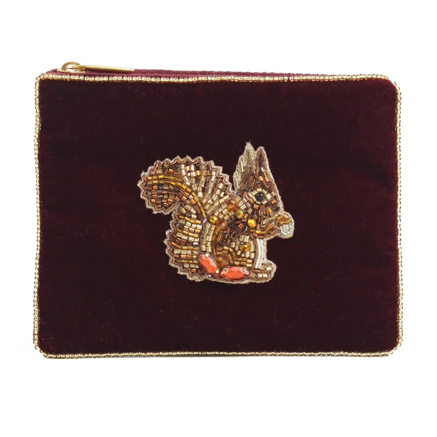 Velvet Squirrel - Small Pouch
