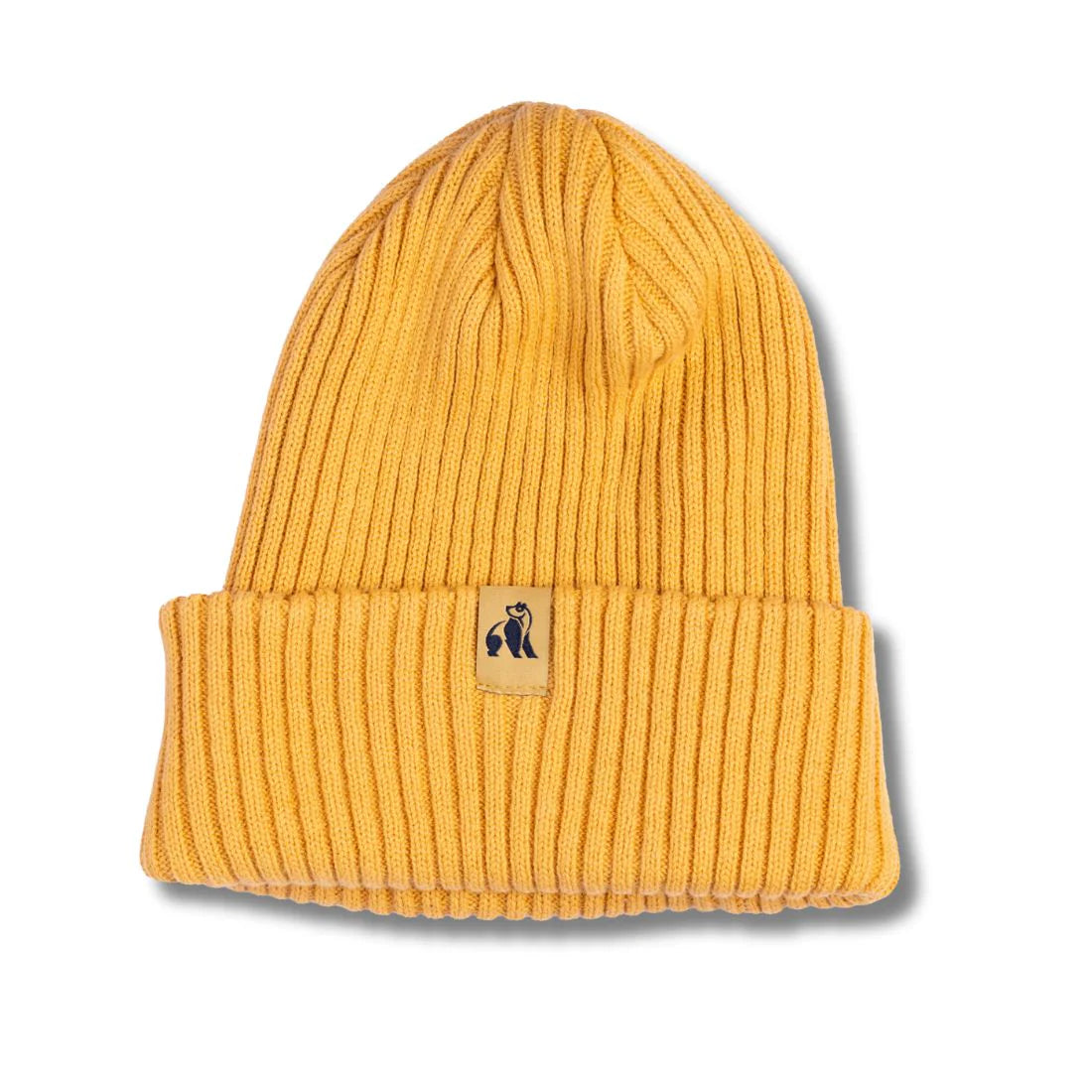 Swole Panda - Organic Cotton Beanie - Mustard