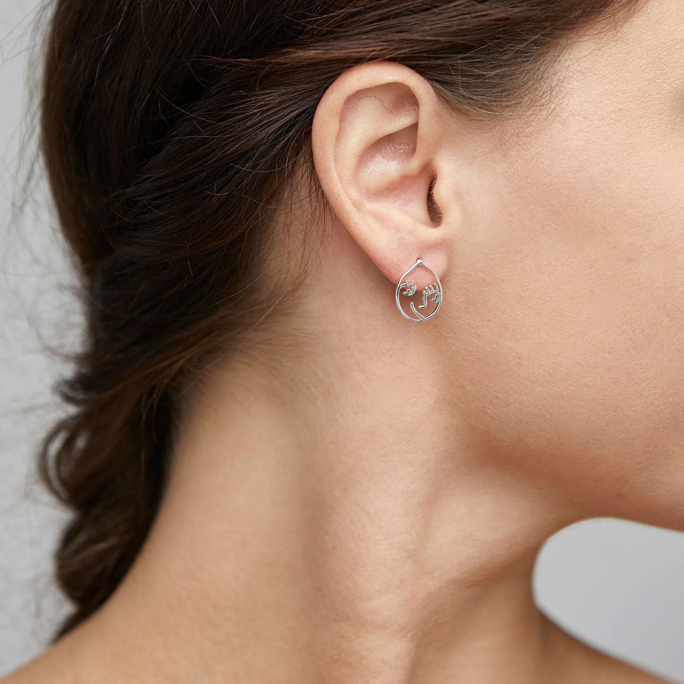 DEBRA earrings silver-plated