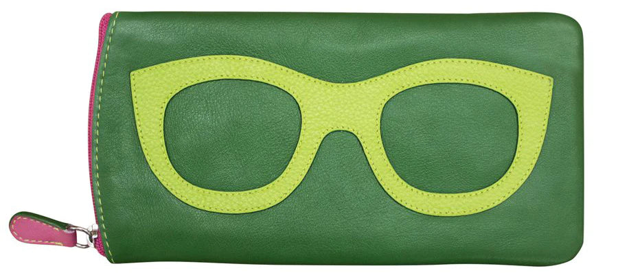 Eyeglass Case - Emerald Pear Pink