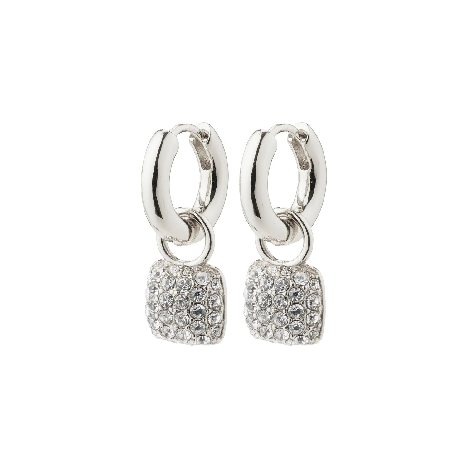 Pilgrim - CINDY crystal hoop earrings