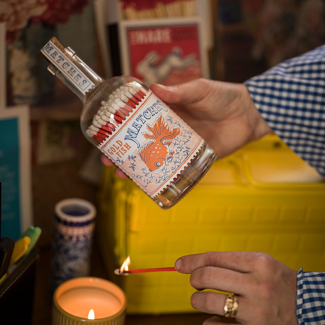 Archivist - Gold Fish - Match Bottle