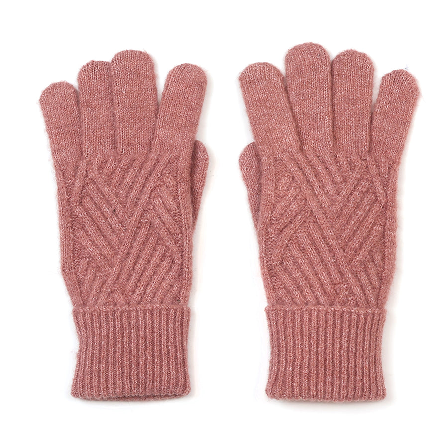 Cable Knit Gloves - Various Colours
