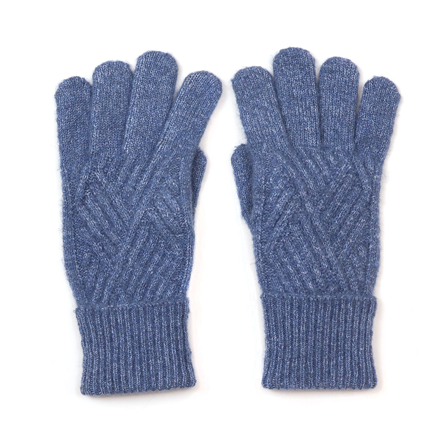 Cable Knit Gloves - Various Colours